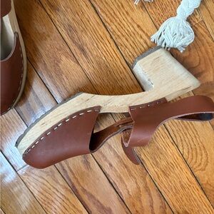 Lotta From Stockholm Tan Leather Sandals